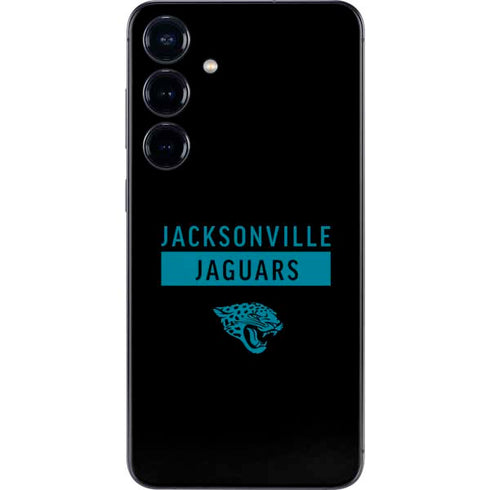 NFL Jacksonville Jaguars Black Performance Series Galaxy S25 Skin
